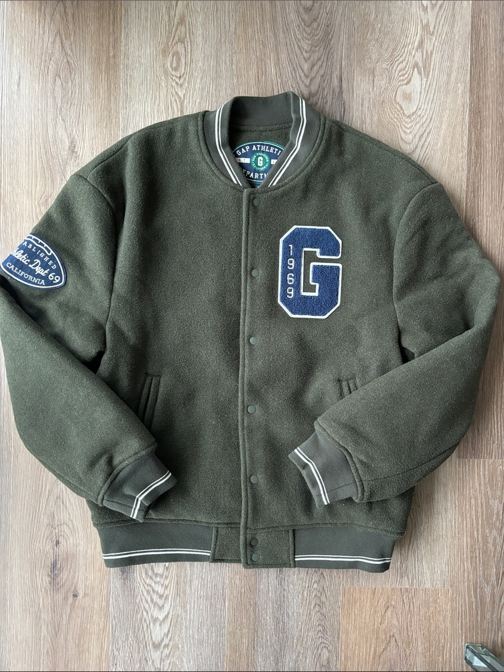 GAP Men’s Varsity Wool Jacket